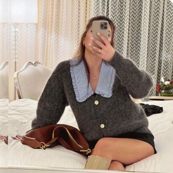 Sandro Barthelemy Collared Cardigan S - Picture 7 of 7